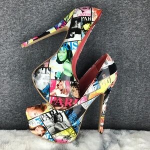Rare Beyoncé Michelle Obama‎ Platform Showstopper Stiletto Heels Size 9